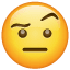 Significado de 🤨 emoji Carita con una ceja levantada