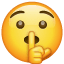 Significado de 🤫 emoji Carita pidiendo silencio