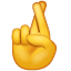 Significado de 🤞 emoji Dedos cruzados