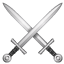 Significado de ⚔ emoji Espadas cruzadas