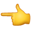 Significado de 👈 emoji Índice de revés apuntando a la izquierda