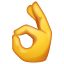 Significado de 👌 emoji Mano OK