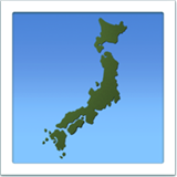 Significado de 🗾 emoji Mapa de Japón