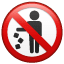 Significado de 🚯 emoji No botar basura