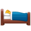 Significado de 🛌 emoji Persona en la cama