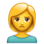 Significado de 🙎 emoji Persona haciendo pucheros