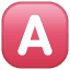 Significado de 🅰 emoji Sangre tipo A