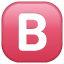 Significado de 🅱 emoji Sangre tipo B