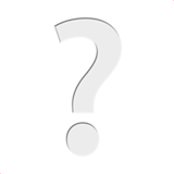 Significado de ❔ emoji Signo de interrogación blanco