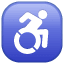 Significado de ♿ emoji Símbolo de silla de ruedas