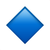 emojis de diamante azul pequeno 