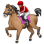  emojis de caballo de carreras 