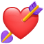  emojis de corazon con flecha 