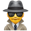  emojis de  hombre detective 