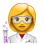  emojis de  la cientifica 