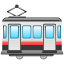  emojis de vagon de tranvia 