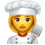  emojis de  chef mujer 