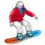  emojis de el snowboarder 