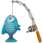  emojis de la cana de pescar 