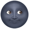  emojis de luna nueva con cara 